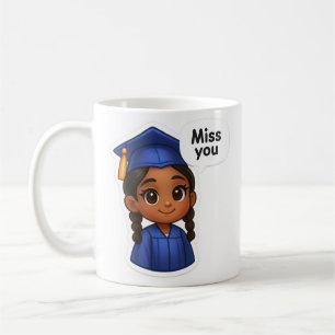 Caneca De Café Graduação Miss Você