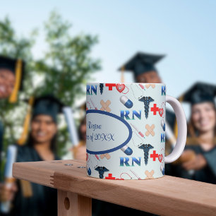 Caneca De Café Graduação na Escola de Enfermagem