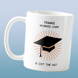 Caneca De Café Graduação Personalizada Engraçada