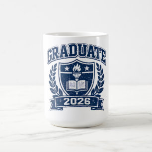 Caneca De Café Graduado 2026 – Marco de Realização Universitária
