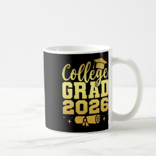 Caneca De Café Graduado Universitário Turma De 2026 Graduado Grad