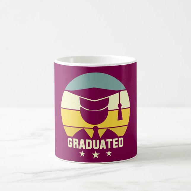 Caneca De Café Graduated Celebration Graduation Coffee Mug (Centro)