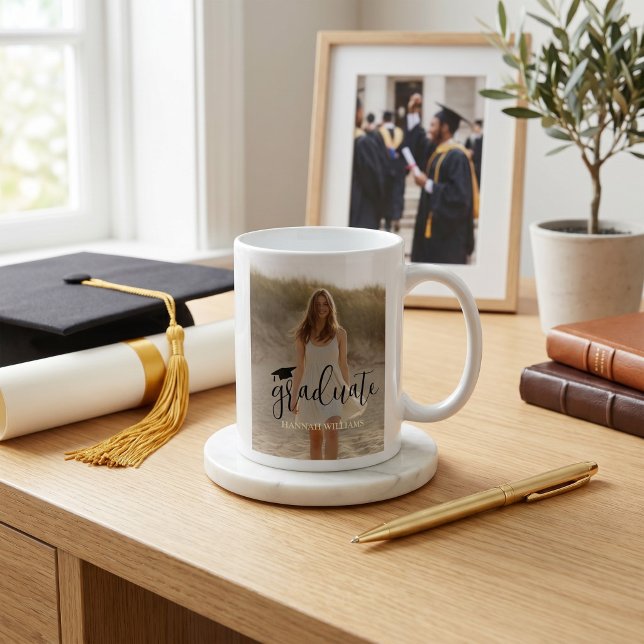 Caneca De Café Graduation Photo Mug Personalized - Congratulation (Criador carregado)