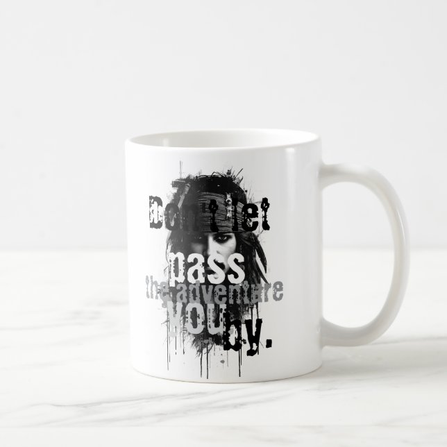 Caneca De Café Graffiti mug for a street art adventure (Direita)