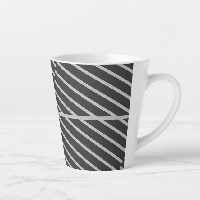 Caneca de café gráfica simples e elegante (Direita)