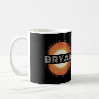 Caneca De Café Gráfico 365 Nome Bryan Retro Personalizado Vi