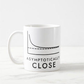 Caneca De Café Gráfico de Cálculo Assintoticamente Próximo