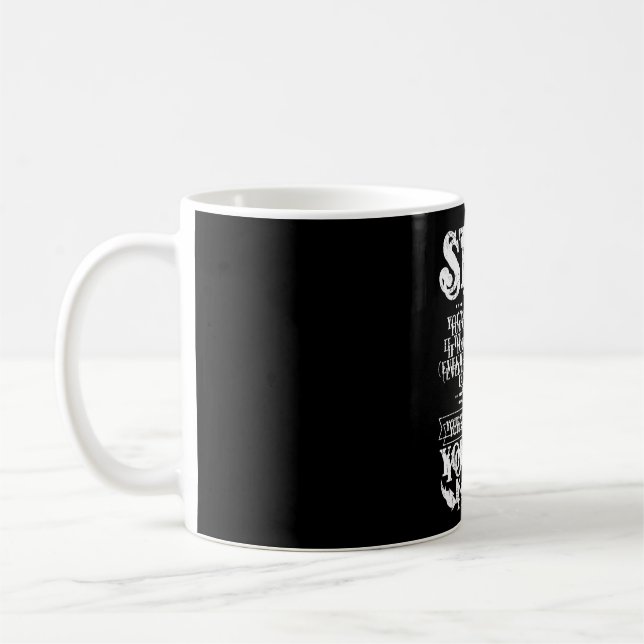 Caneca De Café gráfico de conscientização sobre prevenção de sua  (Esquerda)