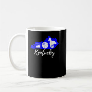 Caneca De Café Gráfico de Cute Bourbon Horse Kentucky T-S