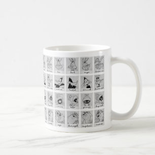 Caneca De Café Gráfico de Emoções de Personagens LOONEY TUNES™