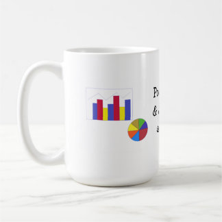 Caneca De Café Gráfico de Estratégia de Marketing de Projeção