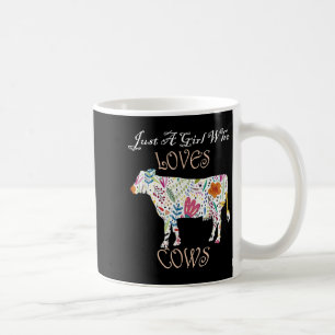 Caneca De Café Gráfico de Flor de Vaca Engraçado & Citação Ap