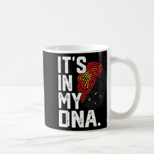Caneca De Café gráfico de impressão digital da bandeira das raíze