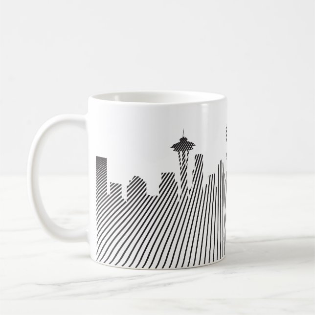 Caneca De Café Gráfico Seattle (Esquerda)