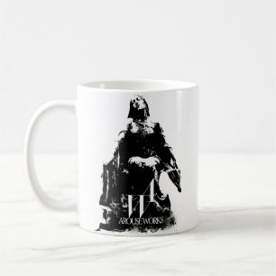 Caneca De Café Gráficos pretos e brancos
