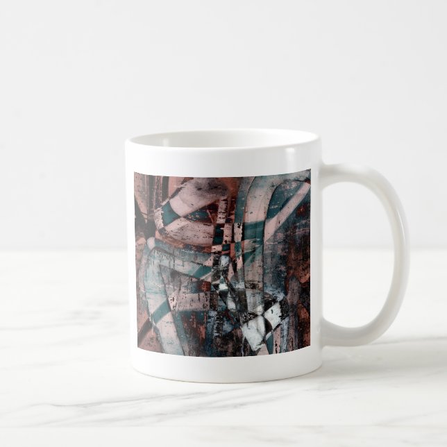 Caneca De Café grafite abstrato (Direita)