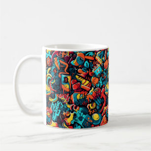 Caneca De Café Grafite Art Coffee Mug