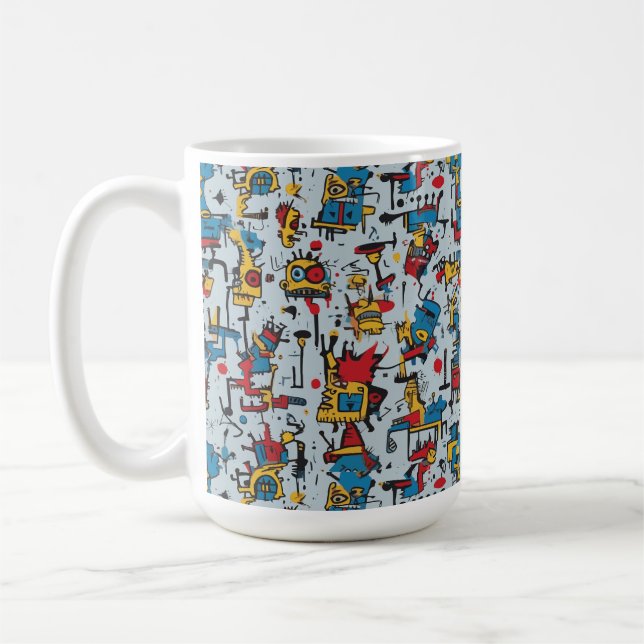 Caneca De Café Grafite Art Mug (Esquerda)