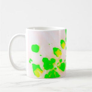 Caneca De Café Grafite de Arte Suja. Abstrato Decorative Sunny Ik
