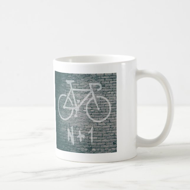 Caneca De Café Grafite de bicicleta N+1 (Direita)