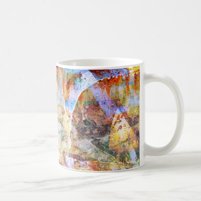 Caneca De Café Grafite de remoção colorida (Direita)