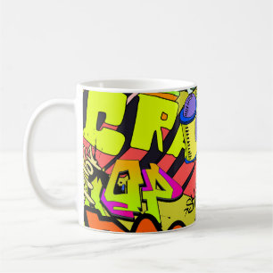 Caneca De Café Grafite Urbano: Muro de Arte Vintage