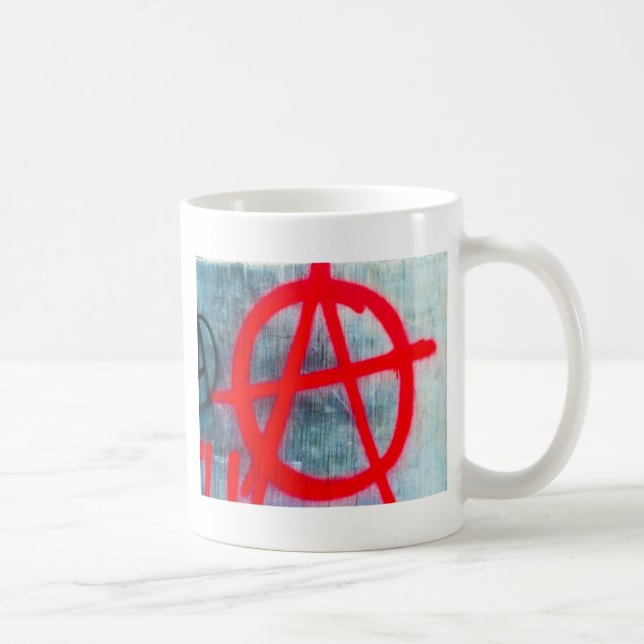 Caneca De Café Grafites da anarquia (Direita)