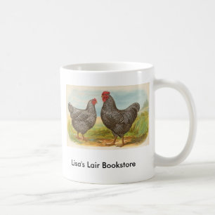 Caneca De Café Graham - Promo barrado das galinhas das rochas de
