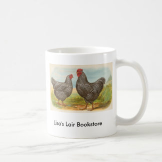 Caneca De Café Graham - Promo barrado das galinhas das rochas de