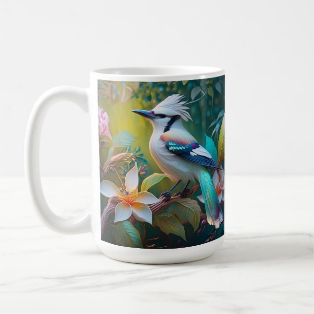 Caneca De Café Gralha Alada Marreca Crestada (Esquerda)