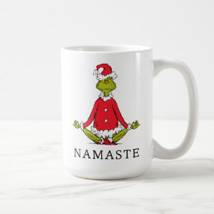 Caneca De Café Gralha Namaste Santa Claus