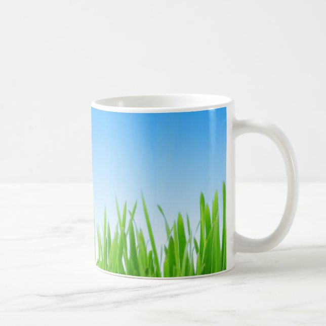 Caneca De Café Grama e céu (Direita)