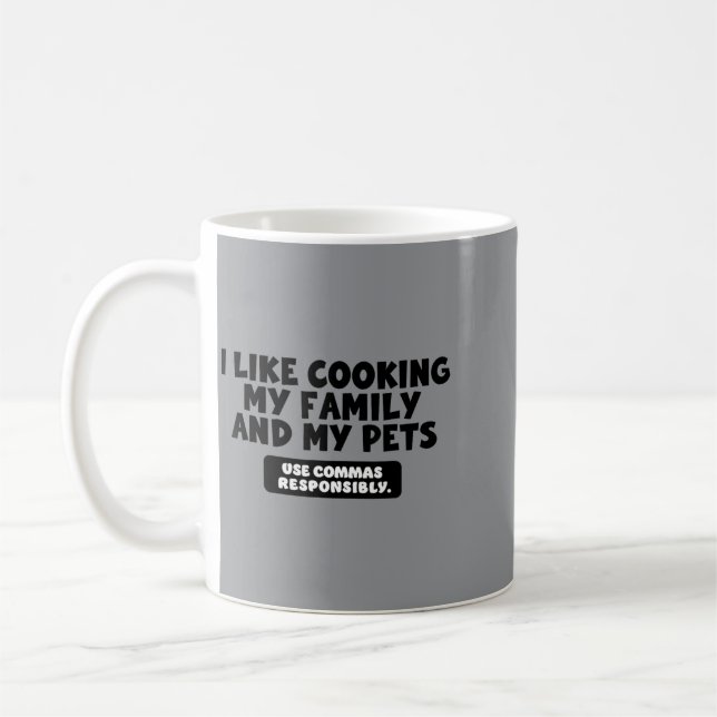 Caneca De Café Gramática Divertida (Esquerda)