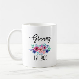 Caneca De Café Grammy Mug, presente para Grammy, Grammy Est. 2020