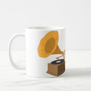 Caneca De Café Gramofone