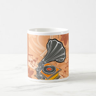 Caneca De Café Gramofone