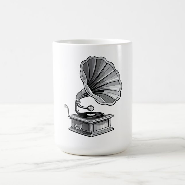 Caneca De Café Gramophone (Centro)