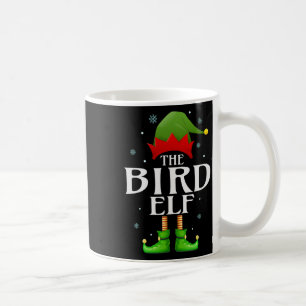 Caneca De Café Gran de Natal do Grupo Familiar do Bird Elf Xmas