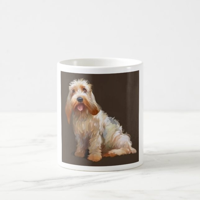 Caneca De Café Grand Basset Griffon Vendeen - Retrato de Cachorro (Centro)