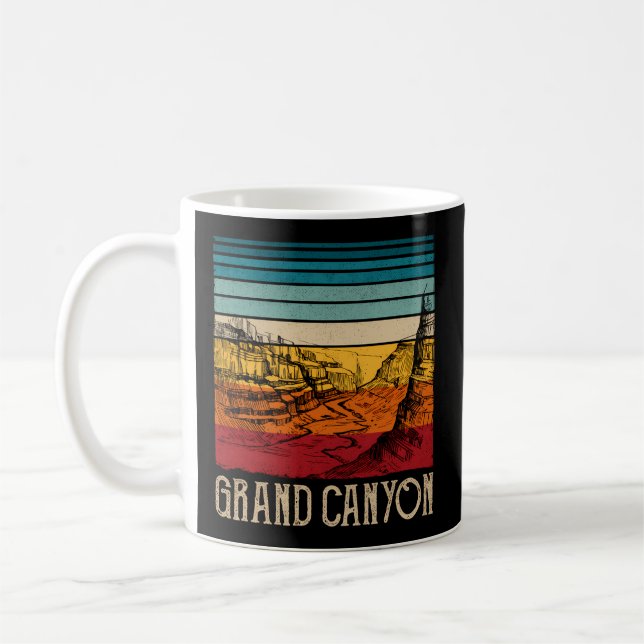 Caneca De Café Grand Canyon National Park Grand Canyon (Esquerda)