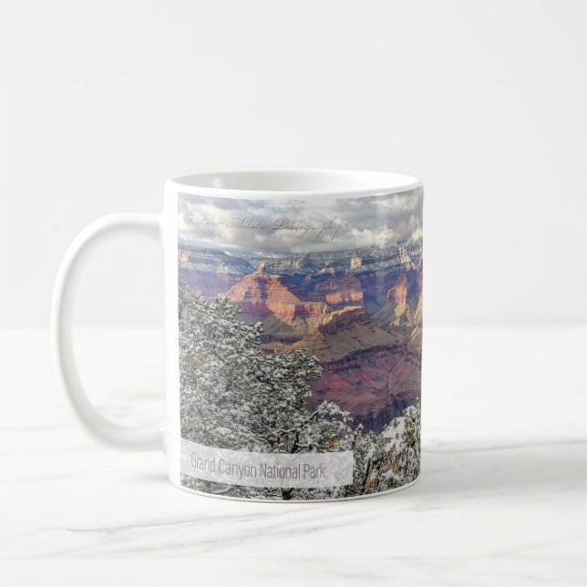 Caneca De Café Grand Canyon Psalm 75:1 KJV (Esquerda)