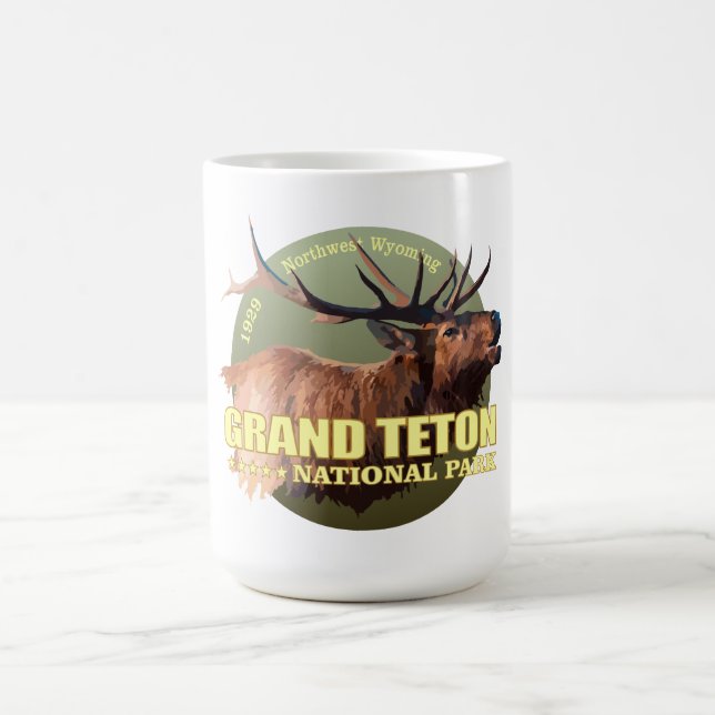 Caneca De Café Grand Teton (Elk) WT (Centro)