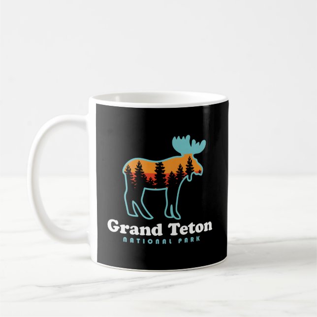 Caneca De Café Grand Teton National Park Moose (Esquerda)