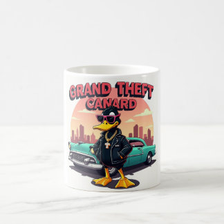 Caneca De Café Grand Theft Canard – Le canard rebelle du gaming