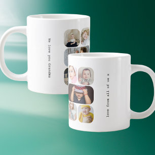 Caneca De Café Grande 13 fotos e texto personalizados