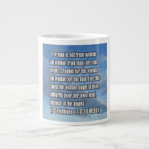 1 Coríntios 11:8-10 WEBU Mug