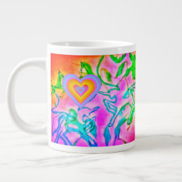 CANECA DE CAFÉ GRANDE 1UNICORN<3 RAINBOW MUG