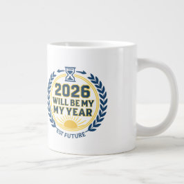 Caneca De Café Grande 2026 Será Meu Ano