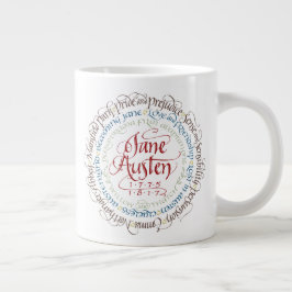Caneca De Café Grande 20oz Mug - Adaptações de drama do período Jane Aus