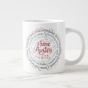 Caneca De Café Grande 20oz Mug - Adaptações de drama do período Jane Aus